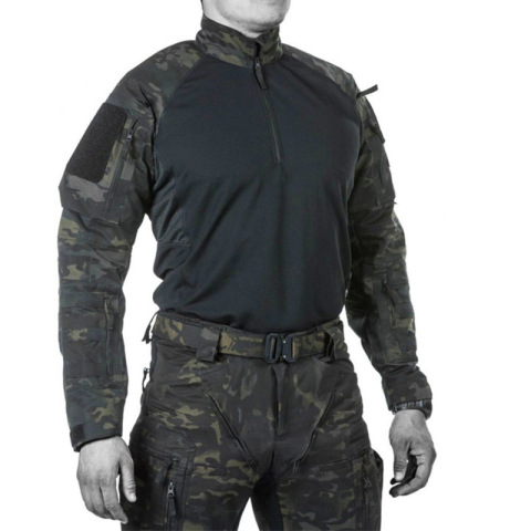 Pioneer Tactical Frog Suit Outdoor Training Wear-Resistant Breathable Long-Sleeved Top Combat Uniform